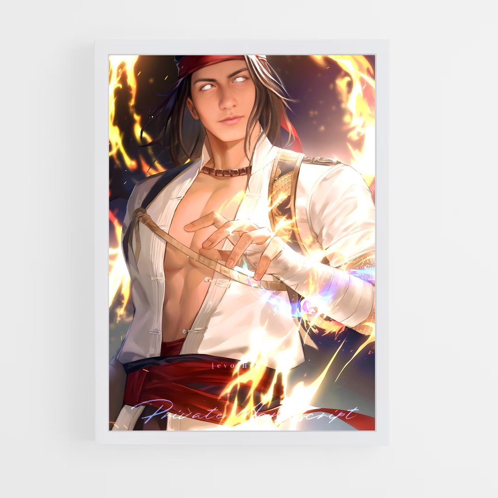 Poster Liu kang – affiche Mortal kombat (vue 3)